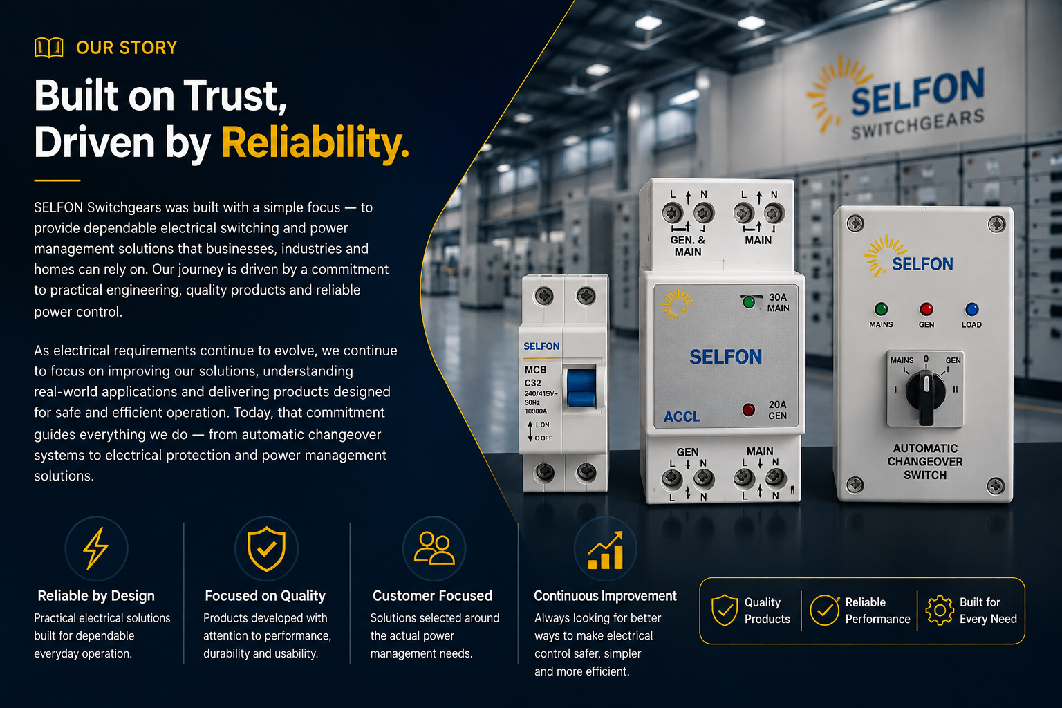 Built on Trust, Driven by Reliability