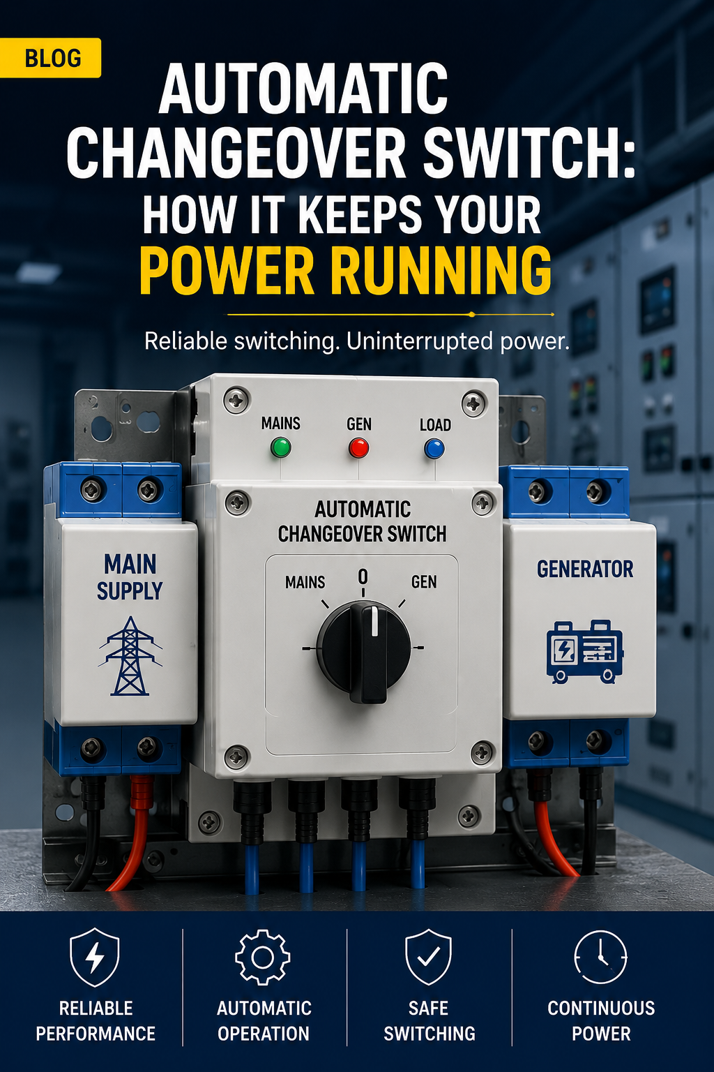 Automatic Changeover Switch: How It Keeps Your Power Running