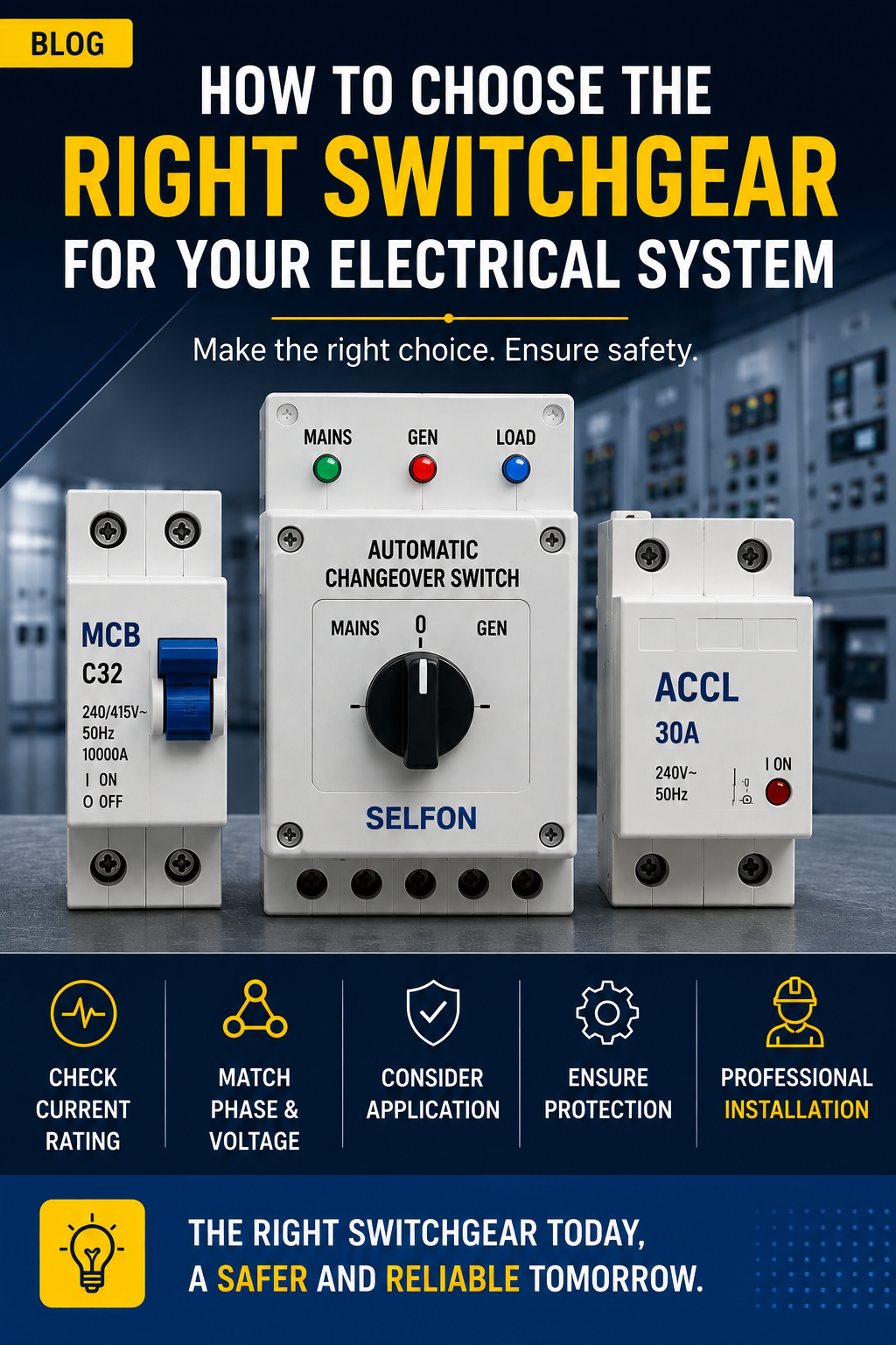 How to Choose the Right Switchgear for Your Electrical System